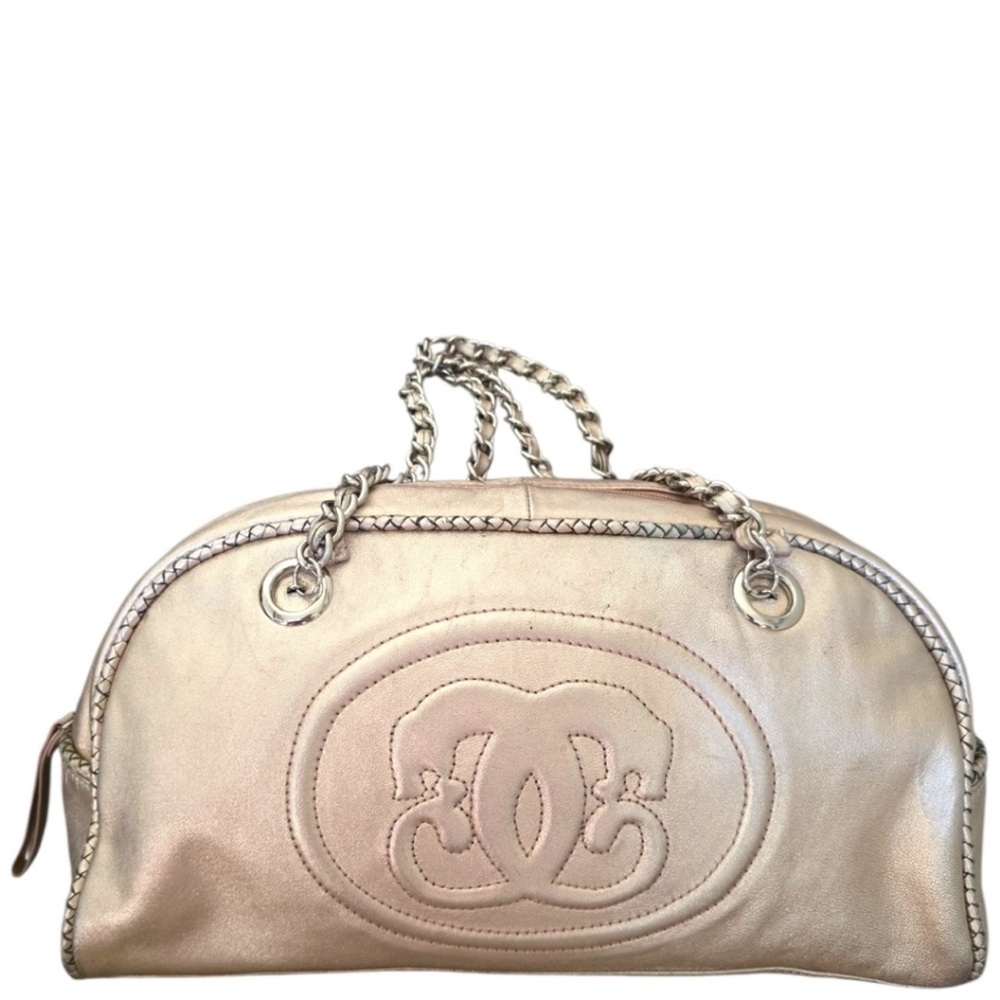 Sharif Gold Embossed Shoulder Bag - Picture 4 of 15